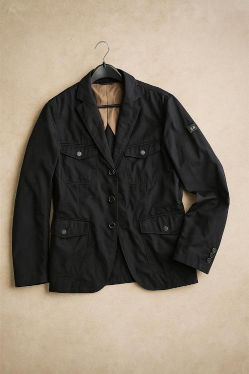 Lab. Pal Zileri zwarte jas maat 52 – Italiaans design, Kleding | Heren, Jassen | Zomer, Zo goed als nieuw, Maat 52/54 (L), Zwart