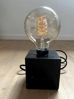 Zuiver - Bolch - Tafellamp - Zwart Marmer 1/2, Minder dan 50 cm, Overige materialen, Ophalen of Verzenden, Zo goed als nieuw