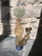 Smalle glazen karaf in Memphis-stijl, Antiek en Kunst, Ophalen of Verzenden