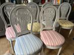 6 chaises montgolfiere style Louis XVI  en parfait etat, Huis en Inrichting, Stoelen, Ophalen, Hout, Louis XVI, Zo goed als nieuw
