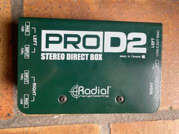 Radial Engineering Pro D2 beschikbaar voor biedingen