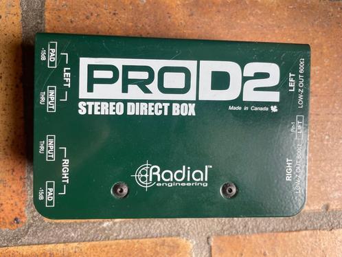 Radial Engineering Pro D2, Muziek en Instrumenten, Effecten, Gebruikt, Ophalen of Verzenden