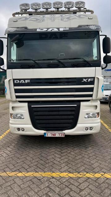 DAF XF 105.460 HYDRAULIC MANUEL INTARDER EURO 5, Auto's, Euro 5, Stof, Wit, Bedrijf