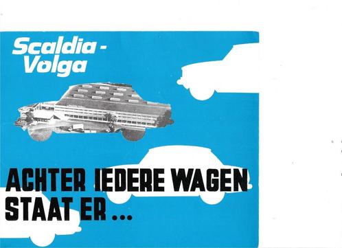 SCALDIA-VOLGA, Boeken, Auto's | Folders en Tijdschriften, Zo goed als nieuw, Overige merken, Ophalen of Verzenden