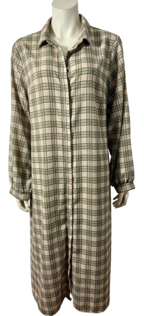 Yas jurk - XL, Kleding | Dames, Jurken, Zo goed als nieuw, Maat 46/48 (XL) of groter, Beige, Onder de knie, Verzenden