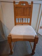 6 chaises en chêne massif avec poignées., Enlèvement