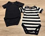 2 rompers met korte mouw (Hema, maat 50/56), Enfants & Bébés, Vêtements de bébé | Taille 50, Comme neuf, Vêtements de nuit ou Sous-vêtements