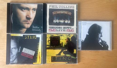 5 CD en anglais (Sting, Phil Collins, Joe Cocker), CD & DVD, CD | Pop, Comme neuf, 1980 à 2000, Enlèvement ou Envoi