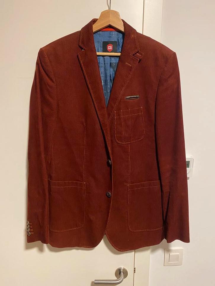 Club of Gents Sacoche homme 98, velours côtelé 100 % coton, Kleding | Heren, Kostuums en vesten, Zo goed als nieuw, Overige maten