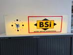 BSi Accus garage reclame lichtbak, Ophalen, Gebruikt, Lichtbak of (neon) lamp