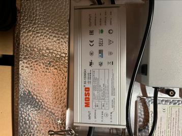 Hydromars groei/kweeklamp 2000watt nog zo goed al nieuw! beschikbaar voor biedingen