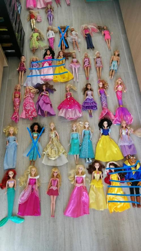 Barbie poppen - groot assortiment, Kinderen en Baby's, Speelgoed | Poppen, Zo goed als nieuw, Barbie, Ophalen of Verzenden