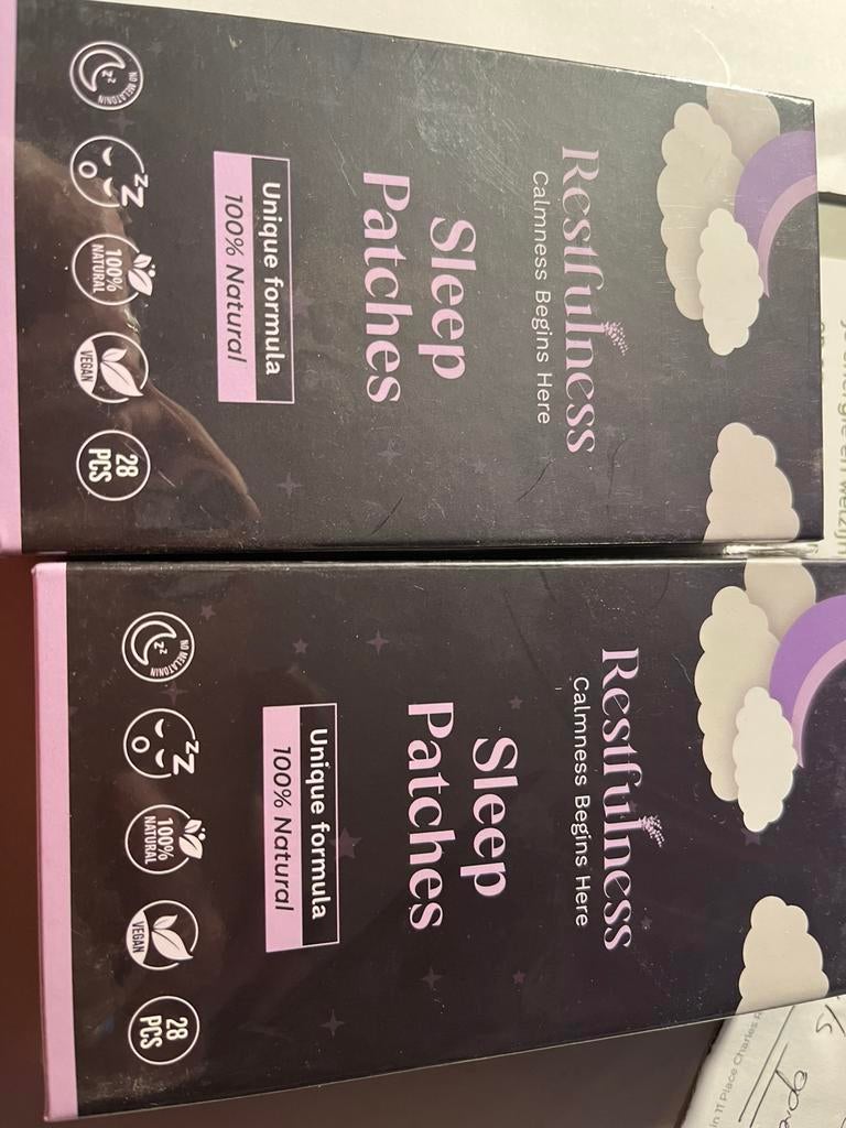 Restfulness slaap pleisters, Sport en Fitness, Gezondheidsproducten en Wellness, Zo goed als nieuw, Ophalen of Verzenden