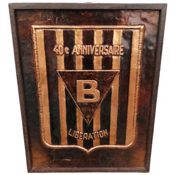 Herinneringskader '40e anniversaire liberation' beschikbaar voor biedingen
