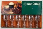6 Irish Coffee glazen in originele doos 1970, Ophalen, Nieuw