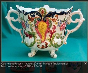 Manufacturer ROYAL NIMY- MOUZIN LECAT NIMY CACHEPOT BLOEMPOT beschikbaar voor biedingen
