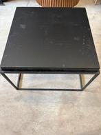 Zwart metalen salontafel, Enlèvement, Comme neuf
