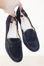 Zeer Mooie Högl Softline Instappers - s8 (Maat 6/39) € 45,-, Instappers, Högl, Verzenden, Blauw