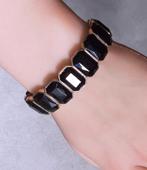armband zwarte strass, Bijoux, Sacs & Beauté, Bracelets, Noir, Autres matériaux, Avec strass, Envoi