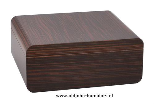 H154 ADORINI  HUMIDOR NOVARA DELUXE 75 SIGAREN ebbenhout, Verzamelen, Rookartikelen, Aanstekers en Luciferdoosjes, Nieuw, Tabaksdoos of Verpakking