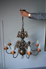 Kroonluchter koper, Huis en Inrichting, Lampen | Kroonluchters, Ophalen, Gebruikt, Overige materialen, Antiek