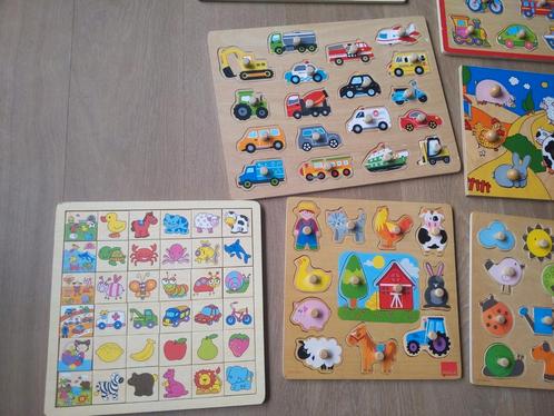 houten puzzels, Kinderen en Baby's, Speelgoed | Kinderpuzzels, Gebruikt, 2 tot 4 jaar, 10 tot 50 stukjes, Van hout, Ophalen