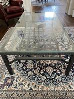 salontafel, Huis en Inrichting, Tafels | Salontafels, Ophalen, Zo goed als nieuw, Rechthoekig, Glas