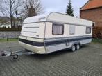 Fendt diamant 590 1993 bj met voortent, Caravans en Kamperen, Caravans, Vast bed, Rondzit, 7 tot 8 meter, Particulier