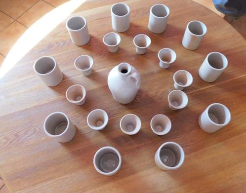 aardewerk servies - Dubois Couvin - aperitief - keukengerei, Huis en Inrichting, Keuken | Servies, Zo goed als nieuw, Compleet servies