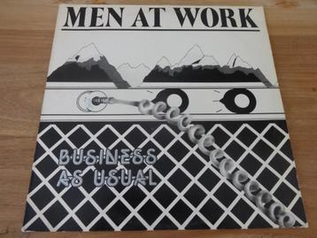 LP Men At Work titel Businnes As Usual beschikbaar voor biedingen