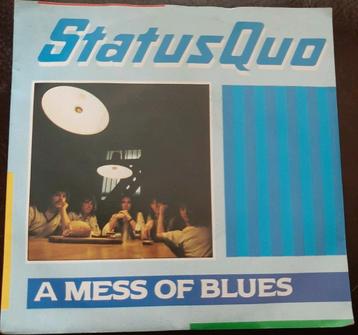 Vinyl 45trs- status quo - a mess of blues