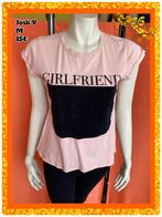 Tshirt dames M. Josh V, Comme neuf, Manches courtes, Taille 38/40 (M), Rose