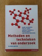 Methoden en technieken van onderzoek, Boeken, Studieboeken en Cursussen, Ophalen of Verzenden