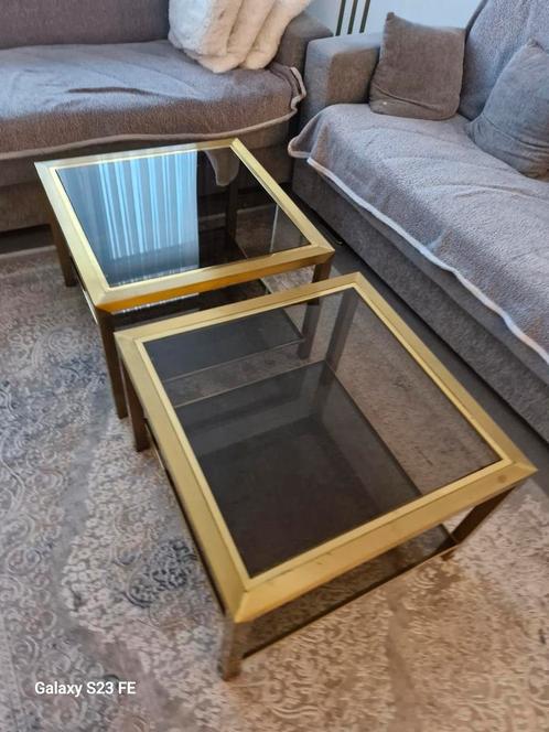 Zeer elegante Vintage design bijzettafels, Huis en Inrichting, Tafels | Salontafels, Zo goed als nieuw, Ophalen