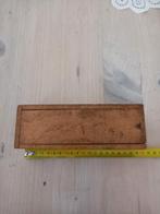 Oud domino spel met 27 blokjes van 1cm dik, Ophalen of Verzenden