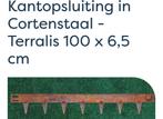 Afboording cortenstaal ecco 65, Tuin en Terras, Ophalen, Overige materialen, 100 tot 200 cm, Nieuw