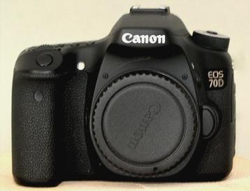 Canon EOS 70 D SLR Body + Canon Raincover