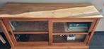 TV kast teak, Huis en Inrichting, Kasten |Televisiemeubels, Ophalen, Gebruikt, Glas, 150 tot 200 cm