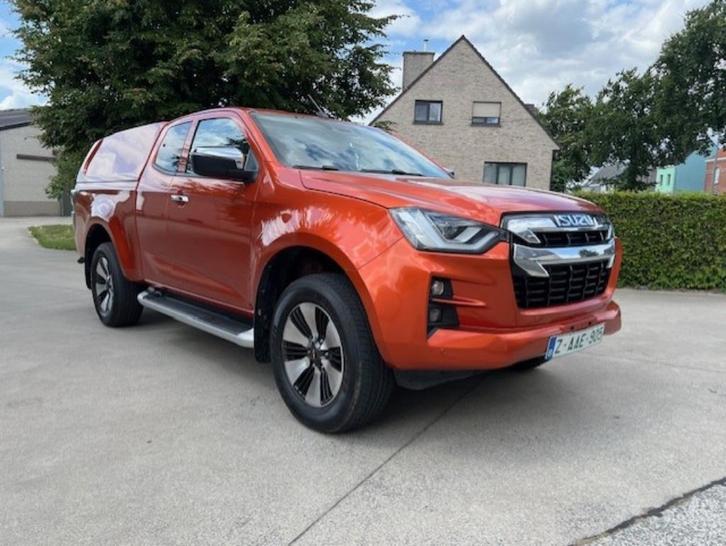 Isuzu D-Max Road Ranger AUT 4x4 dub cab MET 7.000km EN leder, Auto's, Isuzu, Bedrijf, Te koop, D-Max, 4x4, ABS, Achteruitrijcamera