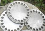4 aluminium saab wieldeksels, Auto-onderdelen, Banden en Velgen, Ophalen of Verzenden, Gebruikt, 15 inch, Personenwagen