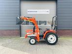 Kubota B1600 4WD 20 PK minitractor + frontlader / gazonbande, Zakelijke goederen, Landbouw | Tractoren, Gebruikt, Overige merken