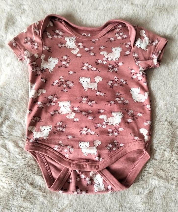 Body rompertje roze maat 68, Kinderen en Baby's, Babykleding | Maat 68, Nieuw, Meisje, Nacht- of Onderkleding, Ophalen