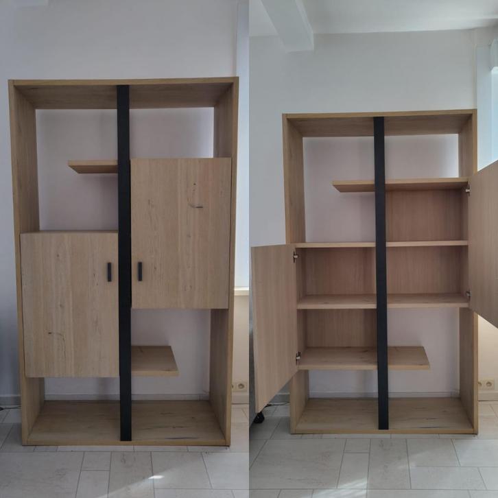 Industriële houten kast & commode, Huis en Inrichting, Kasten | Overige, Zo goed als nieuw, Ophalen