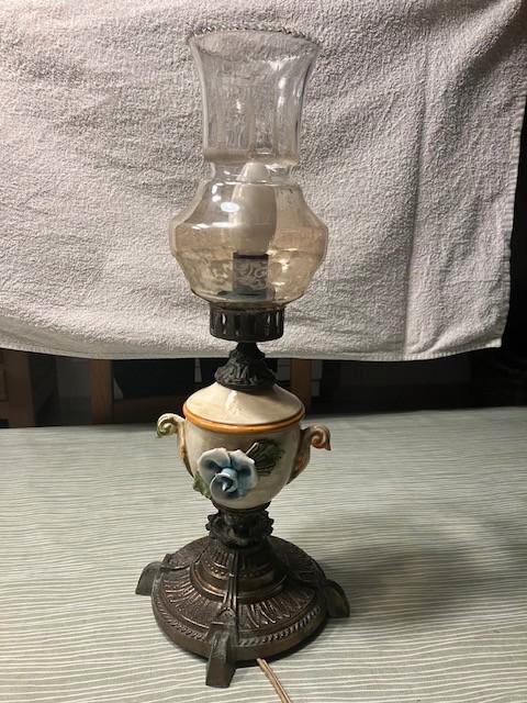 Tafellamp, Antiek en Kunst, Antiek | Verlichting, Ophalen of Verzenden