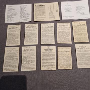 22 Doodsprentjes Oost-Vlaanderen + 4 devotie objecten beschikbaar voor biedingen