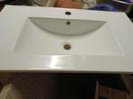 Lavabo evier sdb encastrable 80 cm, Ophalen of Verzenden, Zo goed als nieuw, Wastafel