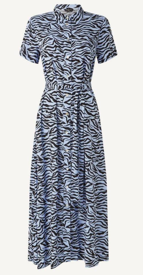 Colourful Rebel Maxi blousejurk met zebraprint en strikceint, Kleding | Dames, Jurken, Nieuw, Overige kleuren, Onder de knie, Ophalen of Verzenden