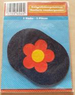 2 strijkapplicaties bloem / jeans - elleboog- of kniestukken, Ophalen of Verzenden, Nieuw, Hotfix applicaties