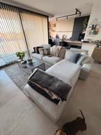 Zetel 4zit KIVIK met longchaise en voetenbank, Huis en Inrichting, Ophalen, Gebruikt, Stof