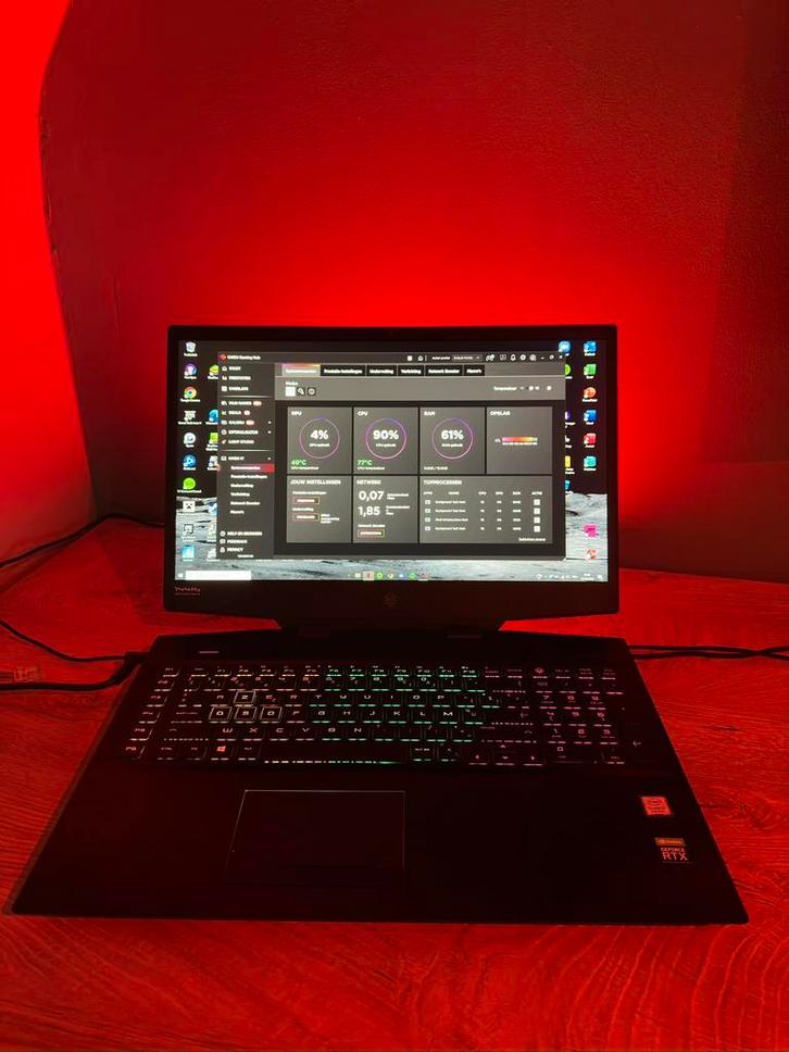 OMEN by HP 17-cb0043nb, Computers en Software, Windows Laptops, Zo goed als nieuw, 17 inch of meer, SSD, 4 Ghz of meer, 16 GB